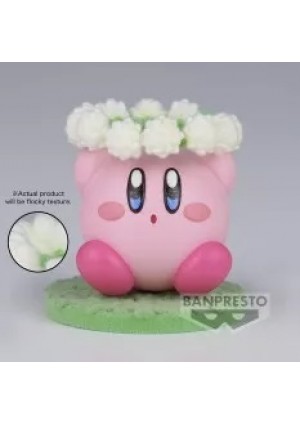 Figurine Kirby Fluffy Puffy Mine Play In The Flower B Par Banpresto - Kirby 3 CM